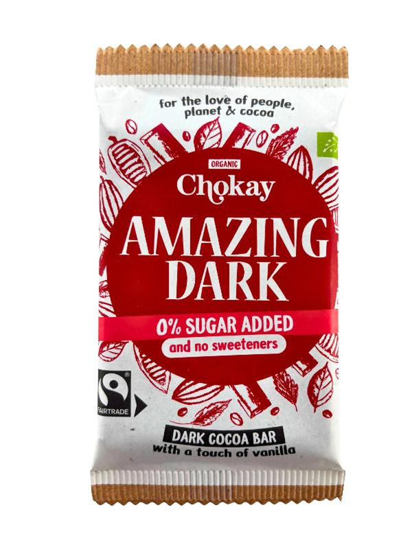 Produktfoto zu Chokay Bar Dark, Zartbitterschokolade, Fairtrade