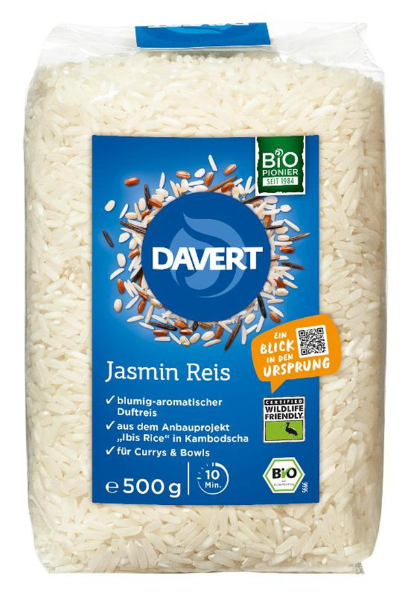 Produktfoto zu Jasmin-Reis weiß 500g