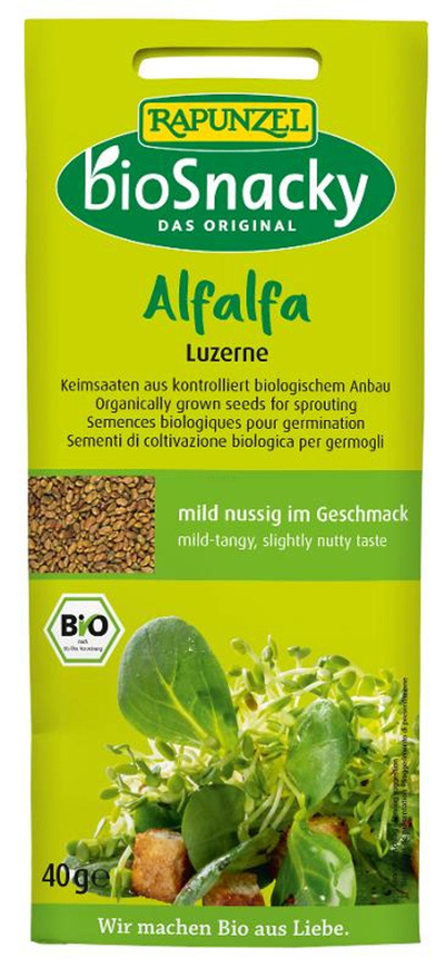 Produktfoto zu Keimsaat Alfalfa Luzerne bioSnacky 40g