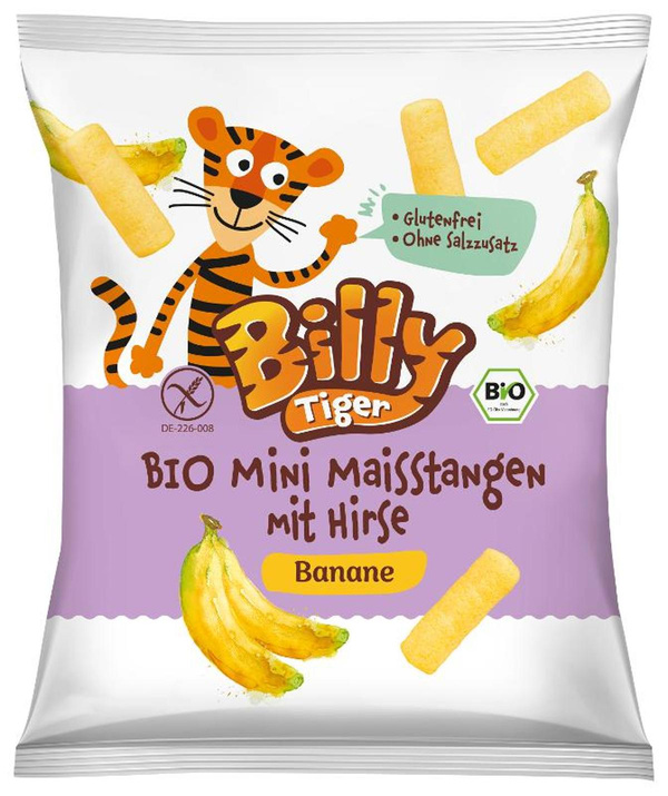 Produktfoto zu Mini Maisstangen mit Hirse und Banane