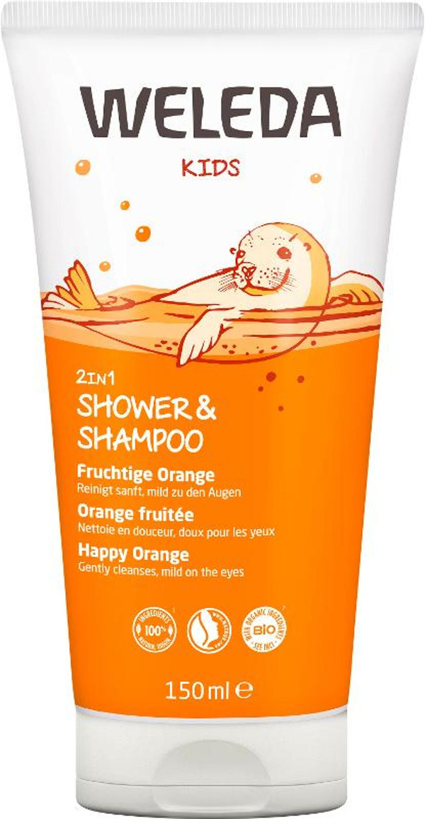 Produktfoto zu Kids 2in1 Shower&Shampoo Fruchtige Orange