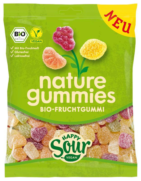 Produktfoto zu nature gummies Happy Sour Fruchtgummis
