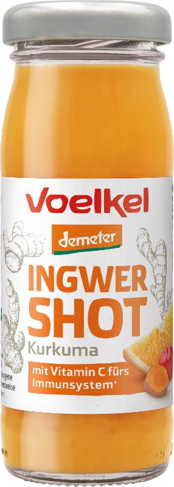 Produktfoto zu Shot Ingwer & Kurkuma, Demeter 95ml
