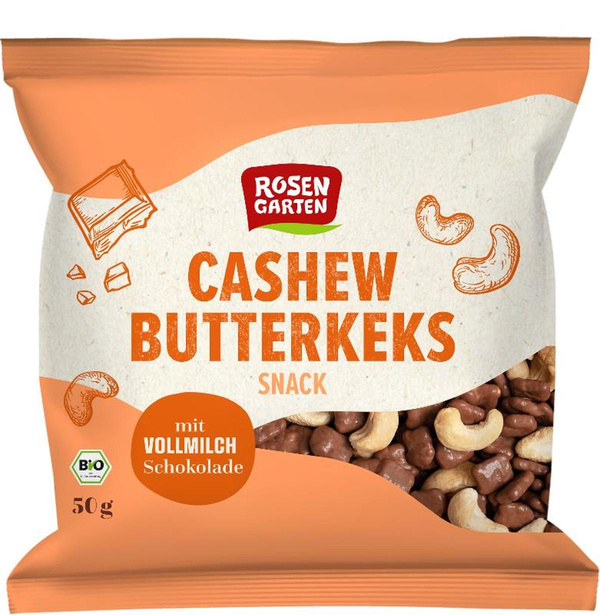 Produktfoto zu Cashew-Butterkeks Snack-Mix