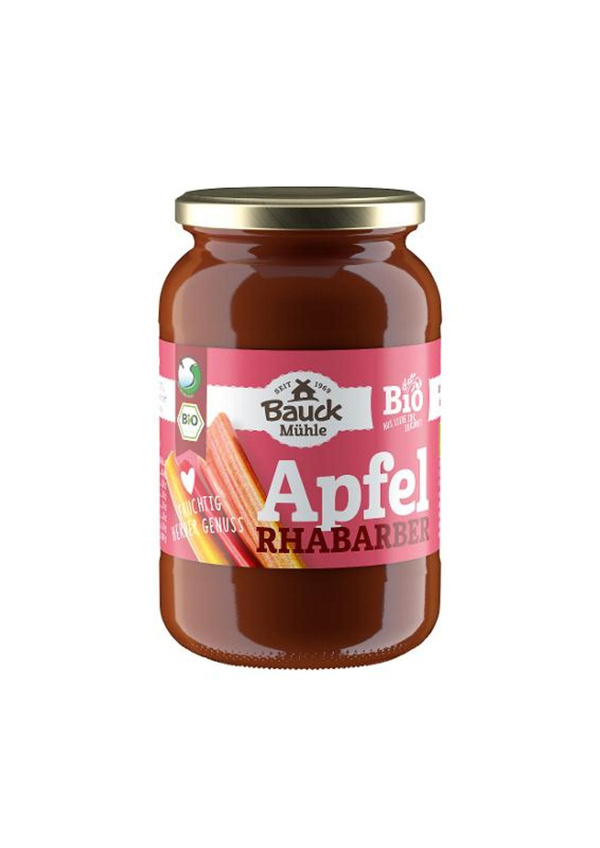 Produktfoto zu Apfel-Rhabarbermus 360g