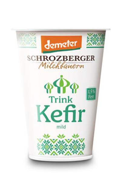 Produktfoto zu Trink-Kefir mild, 3,5%, Demeter (Becher)