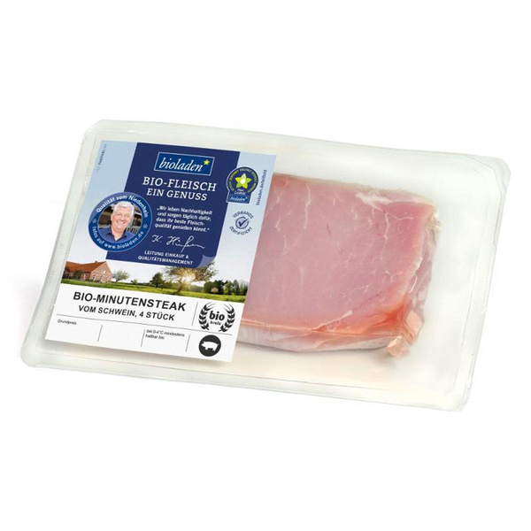 Produktfoto zu Minutensteak vom Schwein, 4 Stück ca 300g_Packung