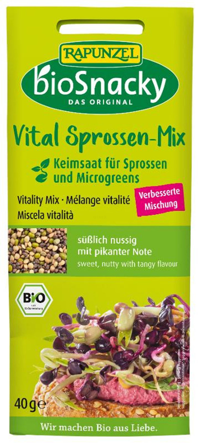 Produktfoto zu Keimsaat Vital Sprossen-Mix bioSnacky 40g