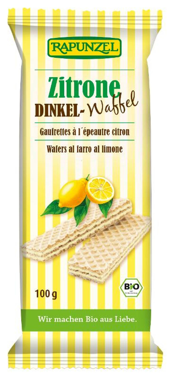 Produktfoto zu Vollkornwaffeln Zitrone 100g