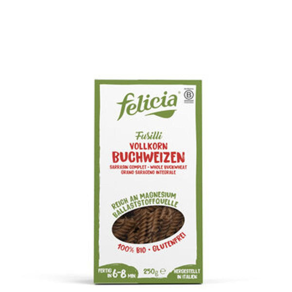 Produktfoto zu Fusili Buchweizen glutenfrei Felicia