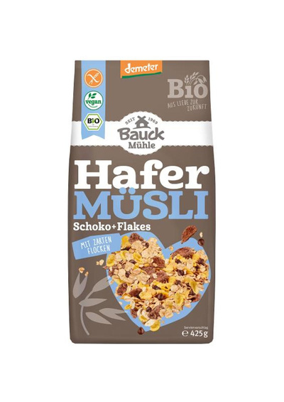 Produktfoto zu Hafer Müsli Schoko Flakes glutenfrei