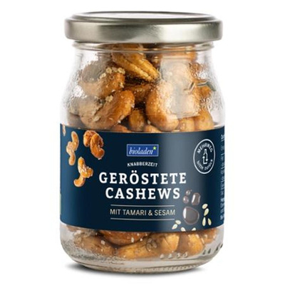 Produktfoto zu b*Cashews Tamari Sesam im Pfandglas