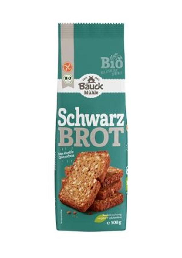 Produktfoto zu Schwarzbrot -glutenfrei, vegan- Backmischung 500g