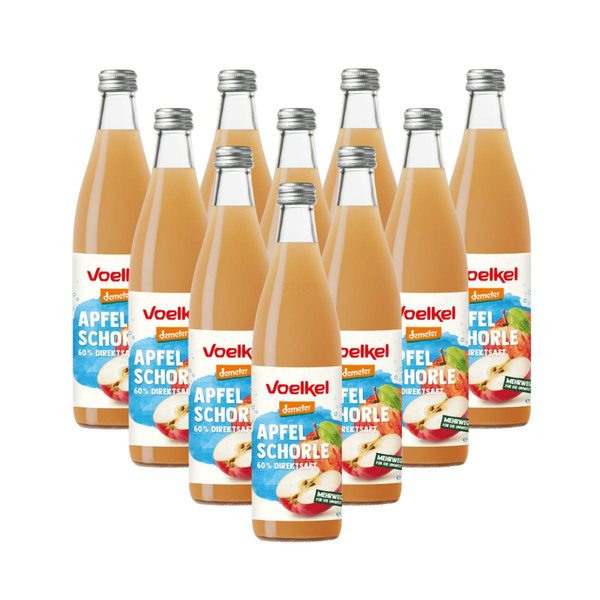 Produktfoto zu Apfel Schorle natur Kiste 10x0,5l