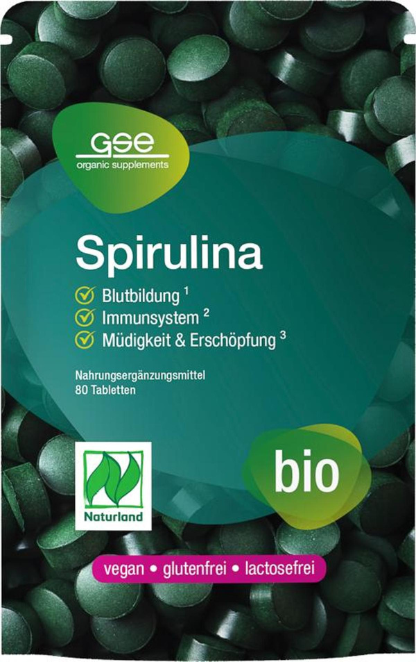 Produktfoto zu Spirulina Bio (80 Stk) 40g