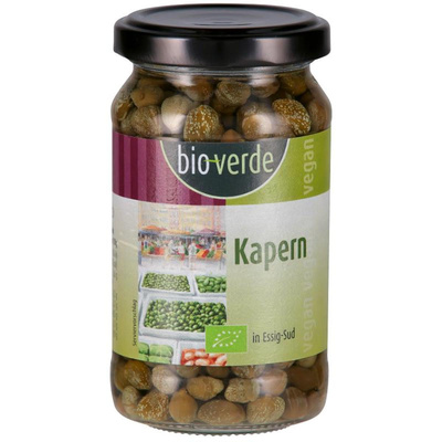 Produktfoto zu Kapern 'alla Calabrese' in feinem Essig-Sud 180g