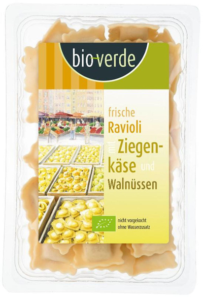 Produktfoto zu Frische Ravioli mit Ziegenkäse 250g