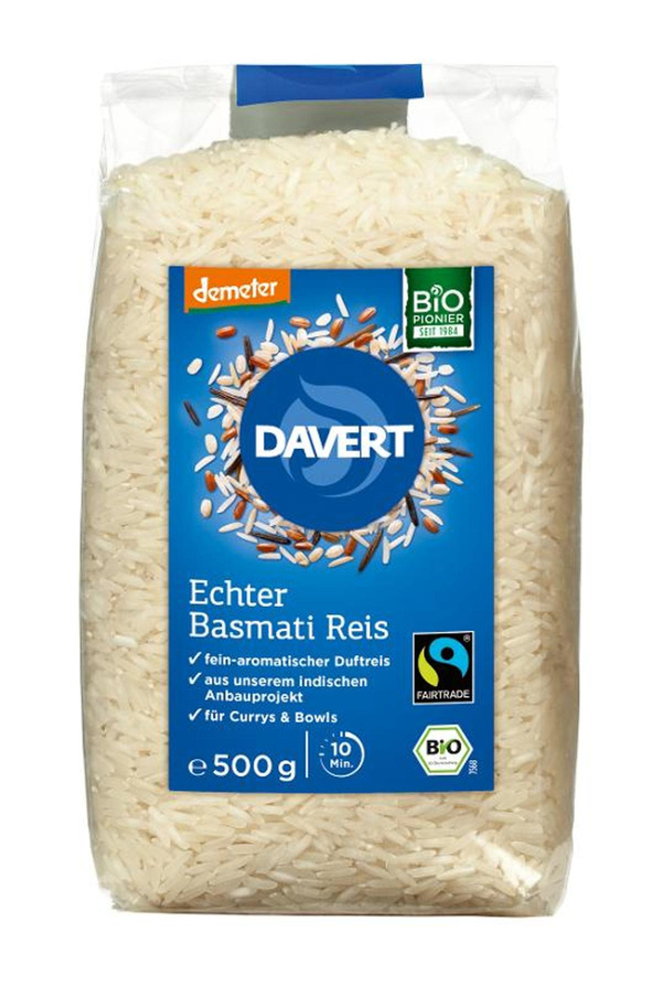 Produktfoto zu Echter Basmati Reis weiß 500g