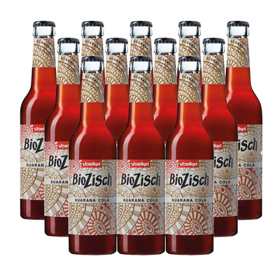 Produktfoto zu BioZisch Guarana Cola Kiste 12x0,33l