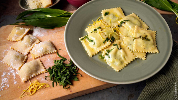 Bärlauch-Ravioli