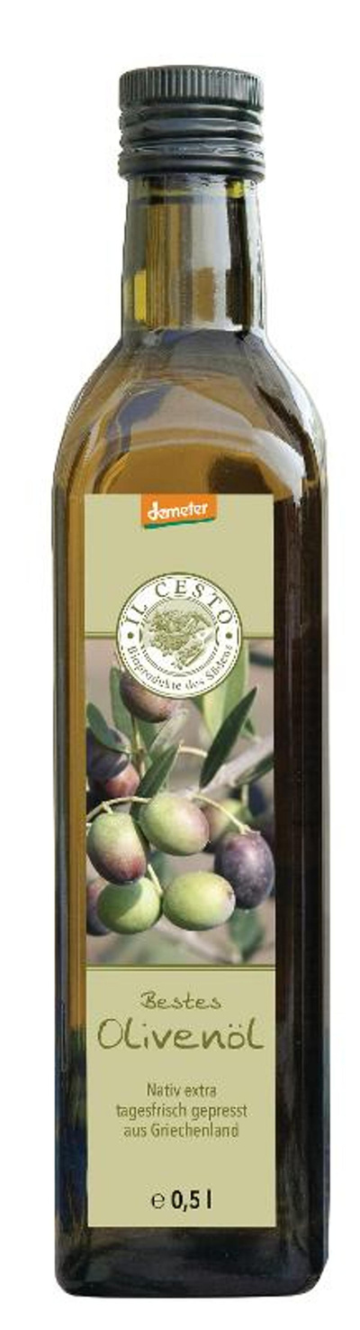 Produktfoto zu Olivenöl Nativ Extra, Demeter