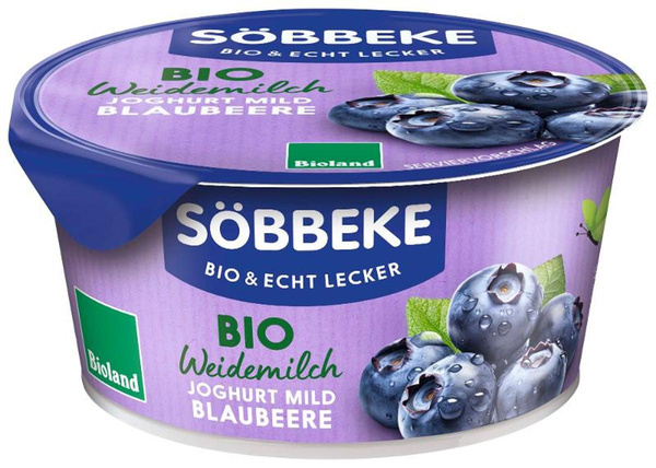 Produktfoto zu Joghurt Pur Bio Blaubeere 3,8% 150g