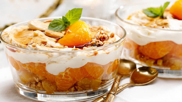 Granatapfel Tiramisu mit Cantuccini
