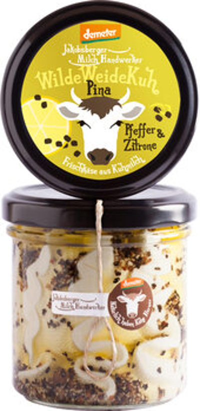Produktfoto zu WildeWeideKuh 'Pina' Pfeffer&Zitrone, 3,8% (Glas)
