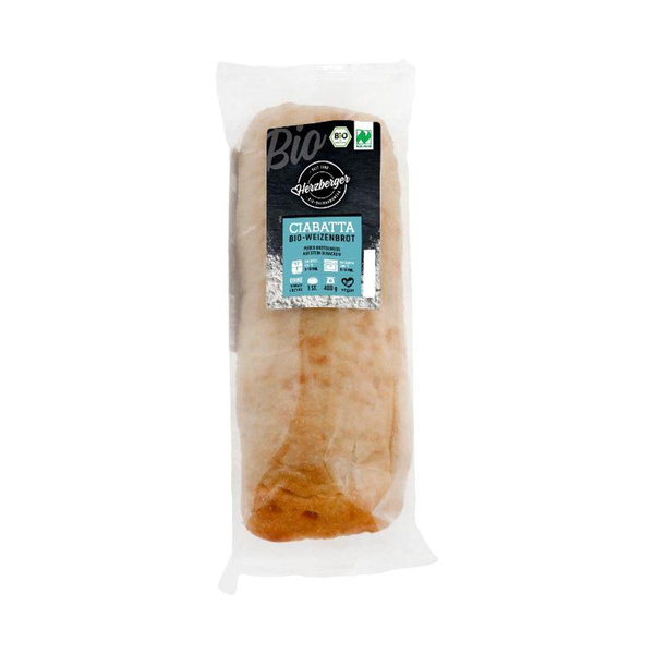 Produktfoto zu Ciabatta Weizenbrot (halbgebacken, Aufbackware)
