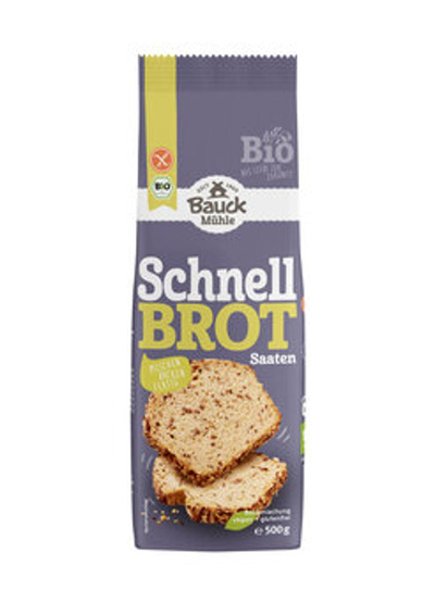 Produktfoto zu Schnellbrot, Backmischung, glutenfrei 500g