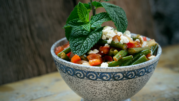 Rezeptbild für Tomaten-Bohnen-Bowl