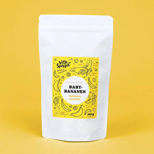 Produktfoto zu Banane Baby getrocknet 100g