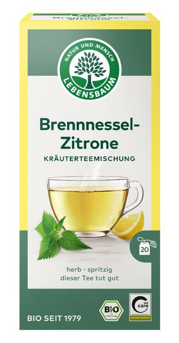 Produktfoto zu Brennessel Zitrone Tee(Aufgussbeutel je1,5 g) 30g