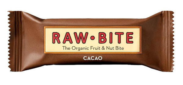 Produktfoto zu RAW BITE Cacao Frucht und Nussriegel 50g