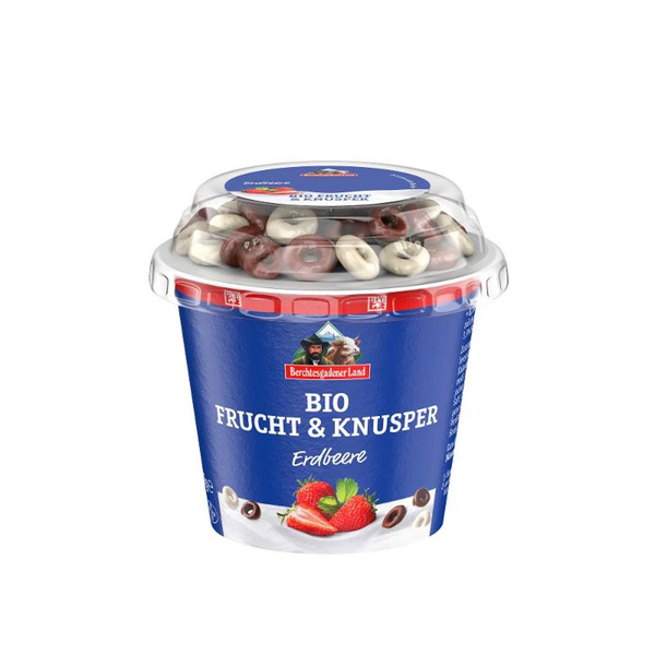 Produktfoto zu Alpenzwerg Erdbeere&Knusper Joghurt