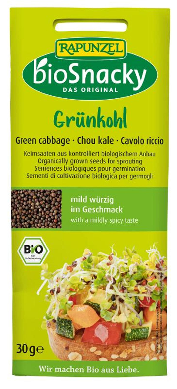 Produktfoto zu Keimsaat Grünkohl bioSnacky