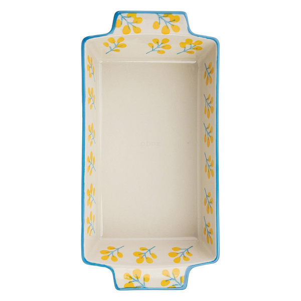 Produktfoto zu Kuchenform floral gelb-blau