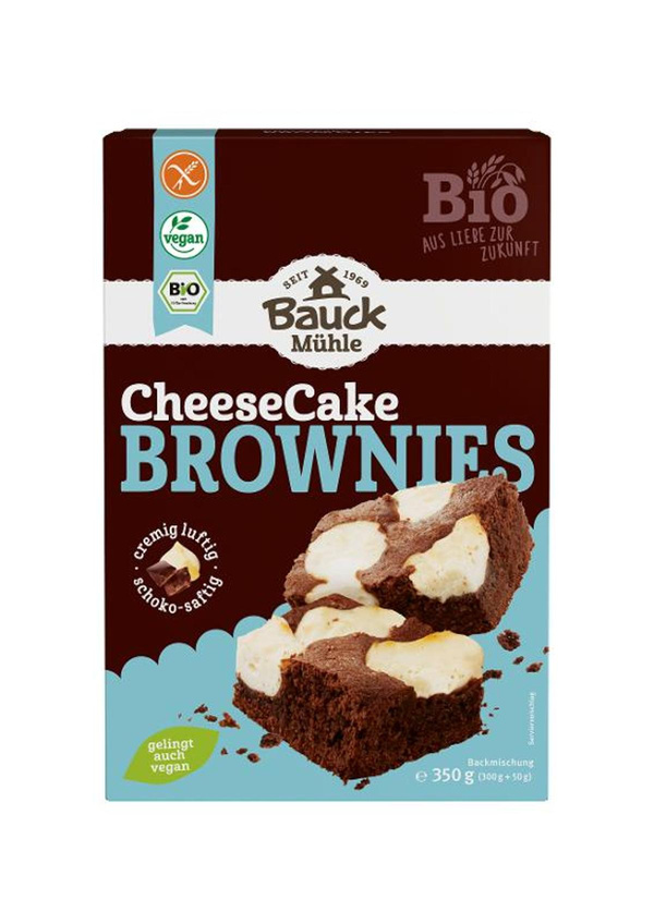 Produktfoto zu Cheesecake Brownies - Backmischung