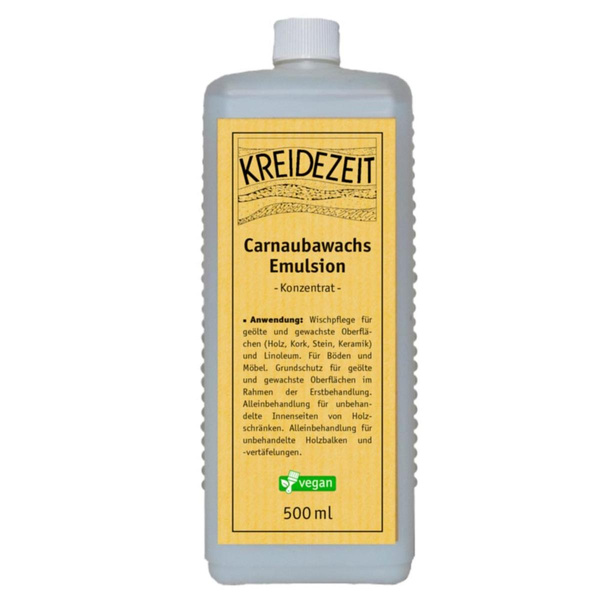 Produktfoto zu Carnaubawachs Emulsion konz. 0,5l
