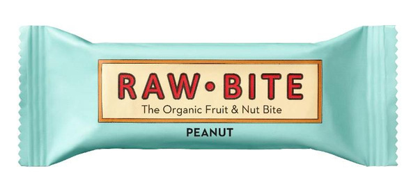 Produktfoto zu RAW BITE Riegel Peanut 50g