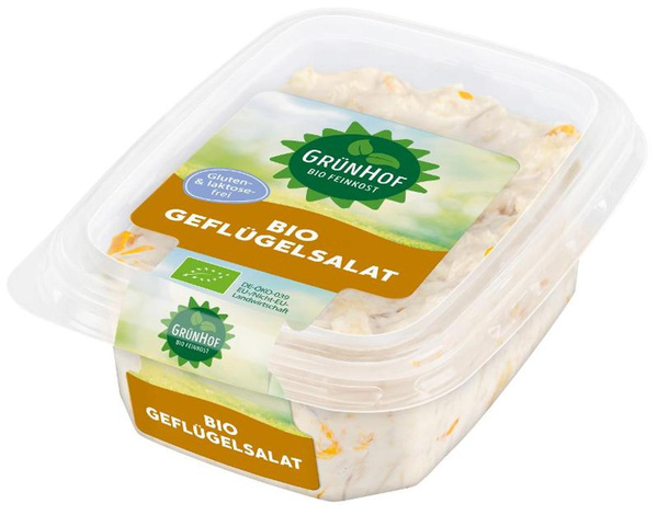 Produktfoto zu 'Grünhof' Bio-Geflügelsalat 125g