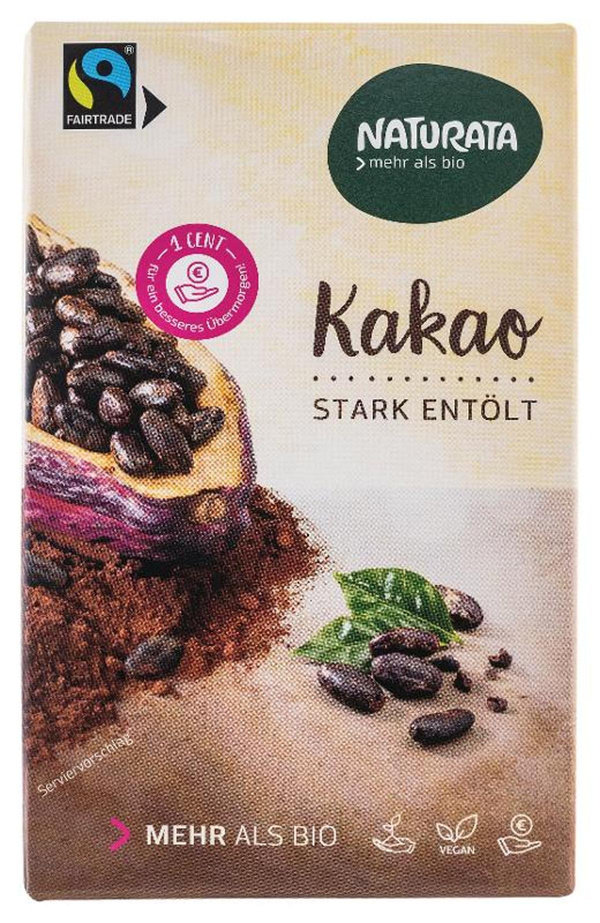 Produktfoto zu Kakaopulver, stark entölt 10-12 %, 125g