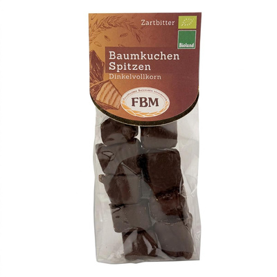 Produktfoto zu Baumkuchen-Spitzen Zartbitter 100g
