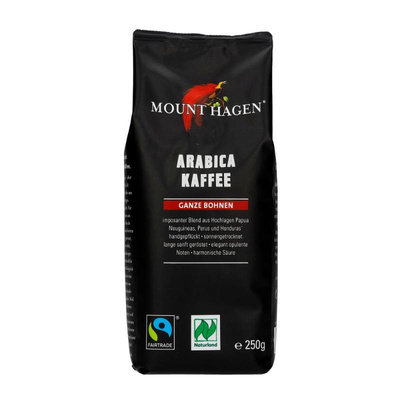 Produktfoto zu Kaffee Arabica ganze Bohne 250g