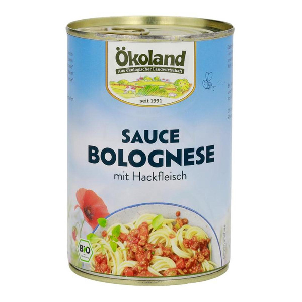 Produktfoto zu Sauce Bolognese mit Hackfleisch (Dose) 400g