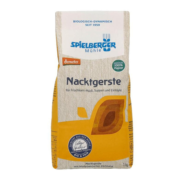 Produktfoto zu Nacktgerste, Demeter 1kg