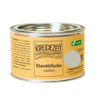 Produktfoto zu Standölfarbe halbfett 0,375l -grau-