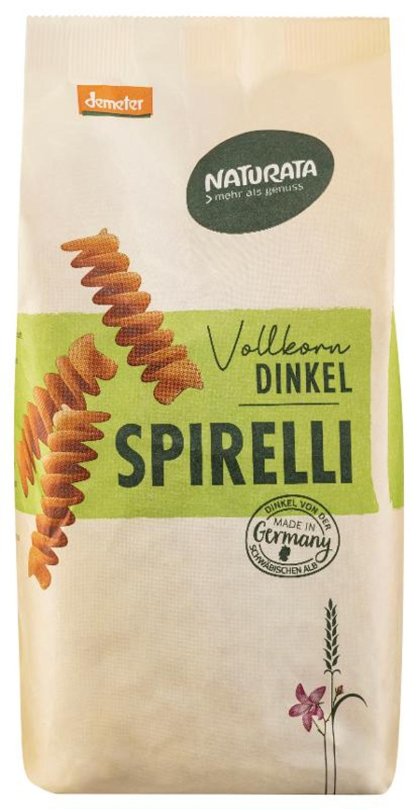 Produktfoto zu Dinkel-Vollkorn-Spirelli 500g