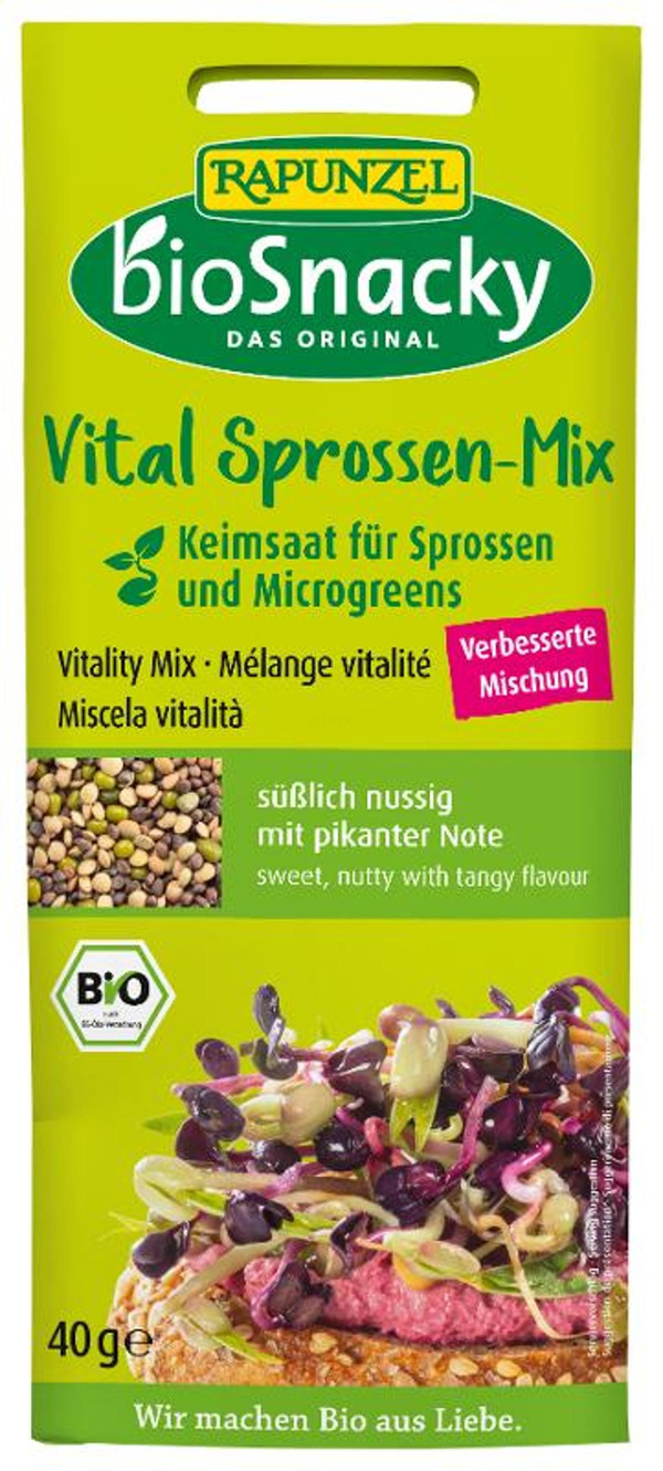 Produktfoto zu Keimsaat Vital Sprossen-Mix bioSnacky 40g
