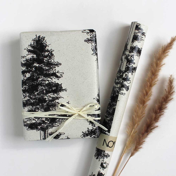 Produktfoto zu Geschenkpapier Rolle Weißtanne